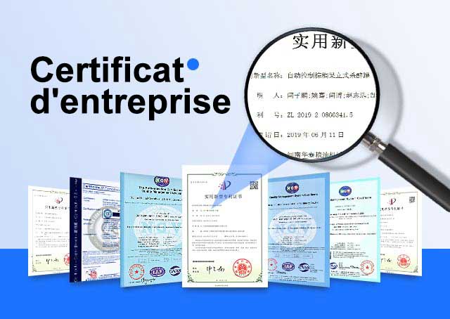 Huatai possède un certain nombre de brevets nationaux pour le traitement des équipements d'huile comestible